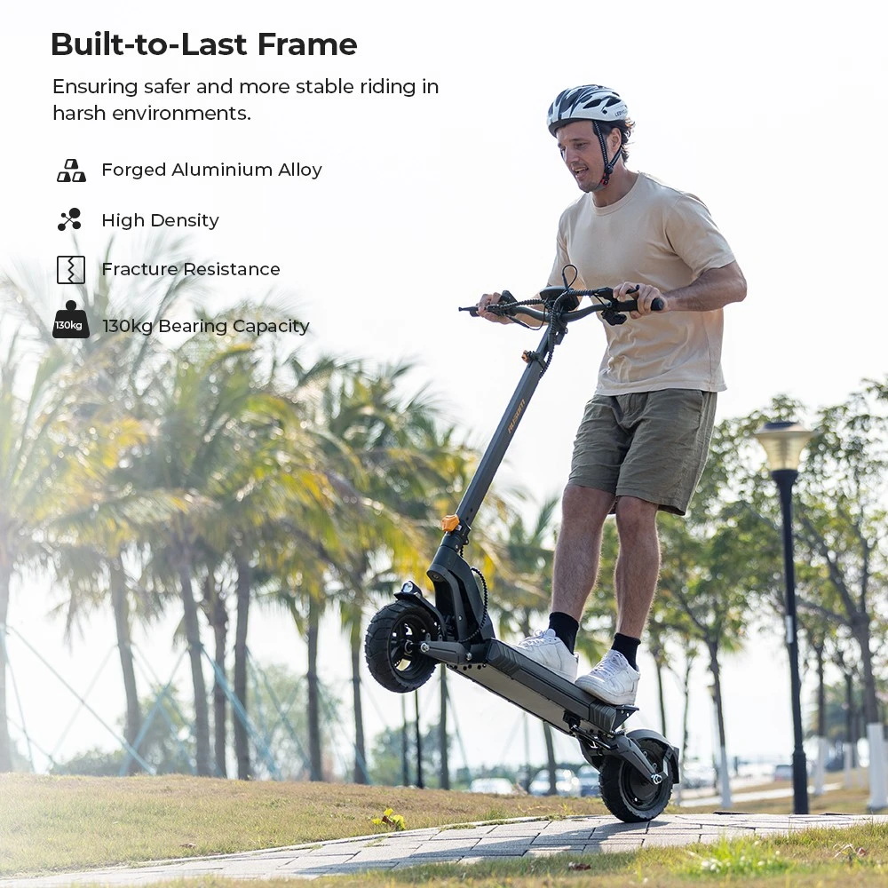 Ausom L2 Scuter electric, 800W Motor, 48V 15,6Ah Baterie, 10 inch Tiruri, 45km/h Max Speed, 70km, Frâne cu disc frontal și spate, Suspensie pentru braț, Display LCD