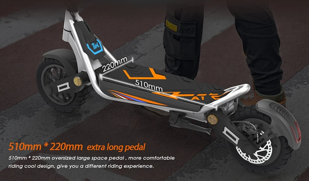 Kukirin A1 Folding Electric Scooter, 800W Motor, 48V 13Ah Battery, 10 inch Vacuum Tire, 45km/h Max Speed, 45km Range, Front & Rear Disc Brake, Front & Rear Shock Absorption