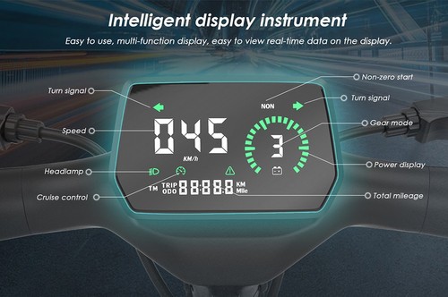 Kukirin A1 Folding Electric Scooter, 800W Motor, 48V 13Ah Battery, 10 inch Vacuum Tire, 45km/h Max Speed, 45km Range, Front & Rear Disc Brake, Front & Rear Shock Absorption