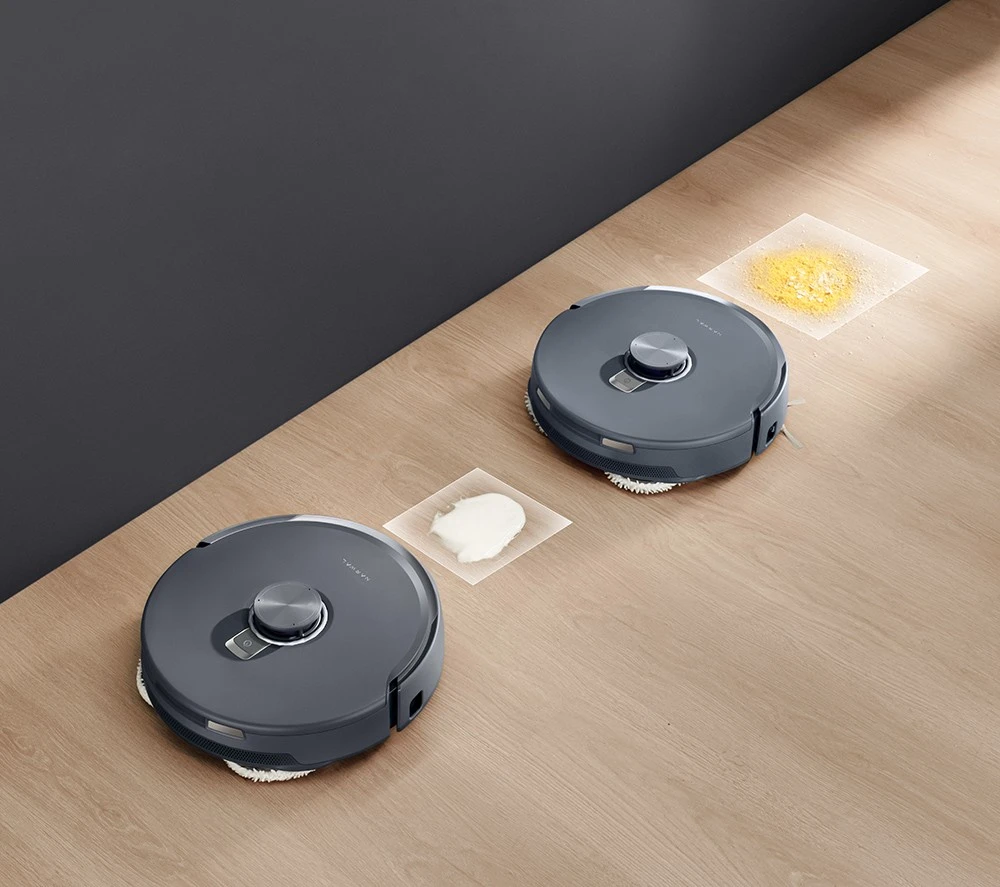 Narwal Freo Z10 Ultra Robot Vacuum with Self-emptying Base Station, 18,000Pa Suction, AI Vision, DirtSense Technology, Tangle-free Brush, 45-75°C Hot Water Wash, LDS Navigation, 8N Mopping, Gray