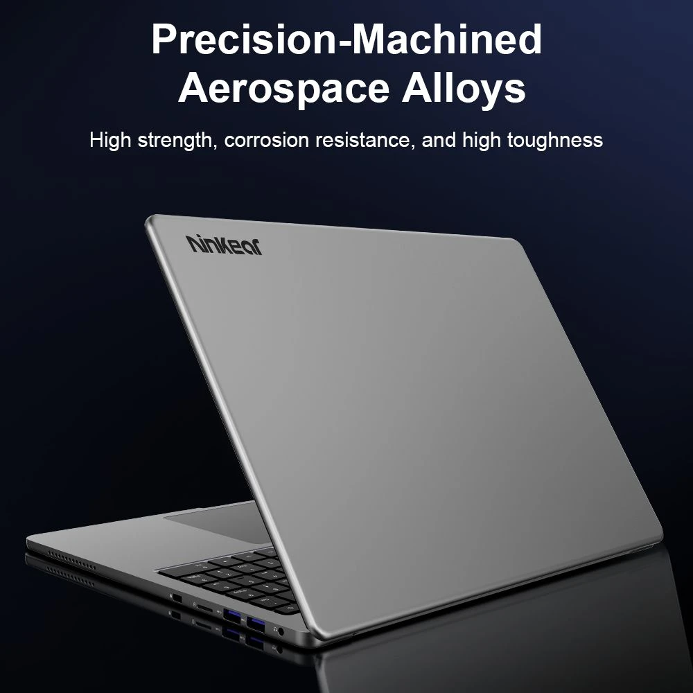 Ninkear A15 Pro Laptop, 16 inch 2560*1600 Screen, 120Hz Refresh Rate, AMD Ryzen 5 7430U 6 Cores Max 4.3GHz, 16GB RAM 1TB SSD, WiFi6 Bluetooth5.2, Fingerprint Unlock, Backlit Keyboard, 2 Full-featured Type-C, 3*USB3.0, 1*HDMI, 1*Micro SD Card, 1*Audio