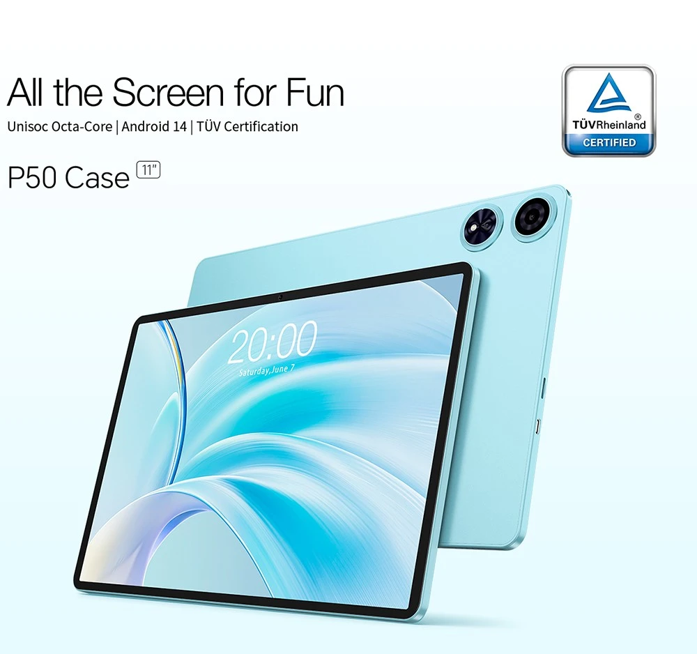 Teclast P50 – tablet hatalmas kijelzővel és 6 kiegészítővel ajándékba!