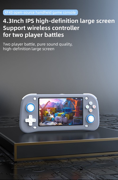 XF43 Handheld Game Console 64GB Black