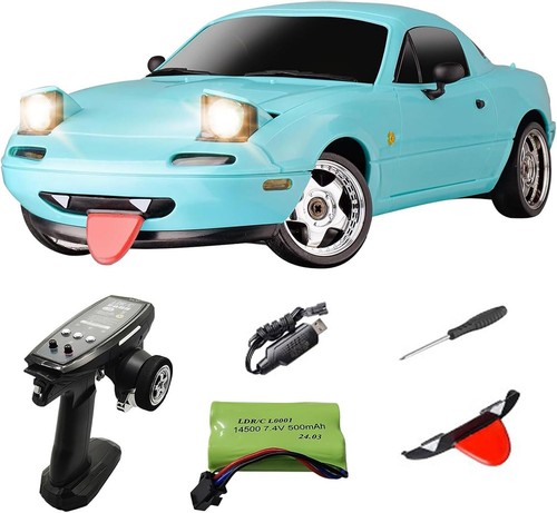 LD 1804 1/18 RC Drift Car 2.4GHz RWD RC Vehicle Toy Blue