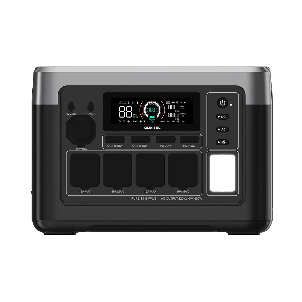 OUKITEL P1500 Plus Station d'alimentation portable 1800 W 1536 Wh