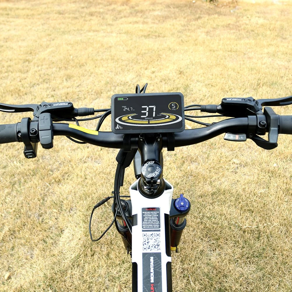Vélo électrique Samebike LO26-Plus, moteur 1000 W, batterie 48 V 15 Ah, pneus 26 pouces, vitesse maximale 45 km/h, autonomie 100 km, freins à disque hydrauliques, double suspension réglable, Shimano 7 vitesses - Noir