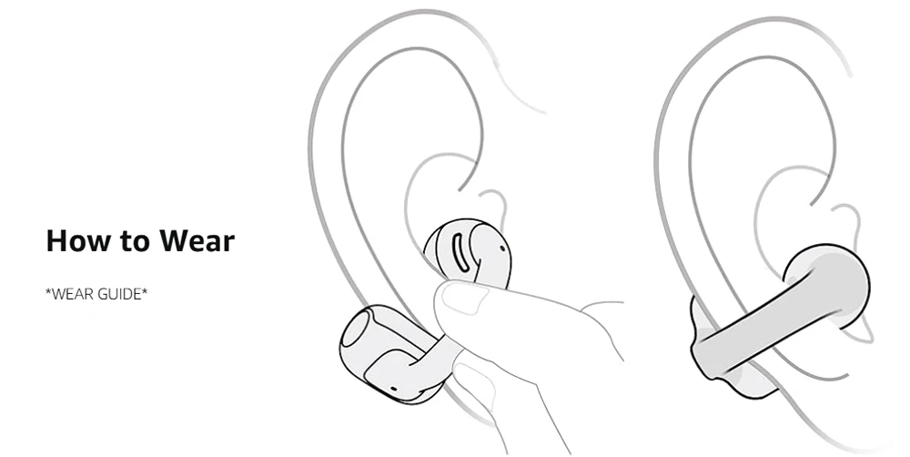 SHOKZ OpenDots ONE Open-ear Earbuds, Dolby Audio, IP54 Water Resistant, Up to 40 Hours Playtime, Multipoint Pairing - Grey