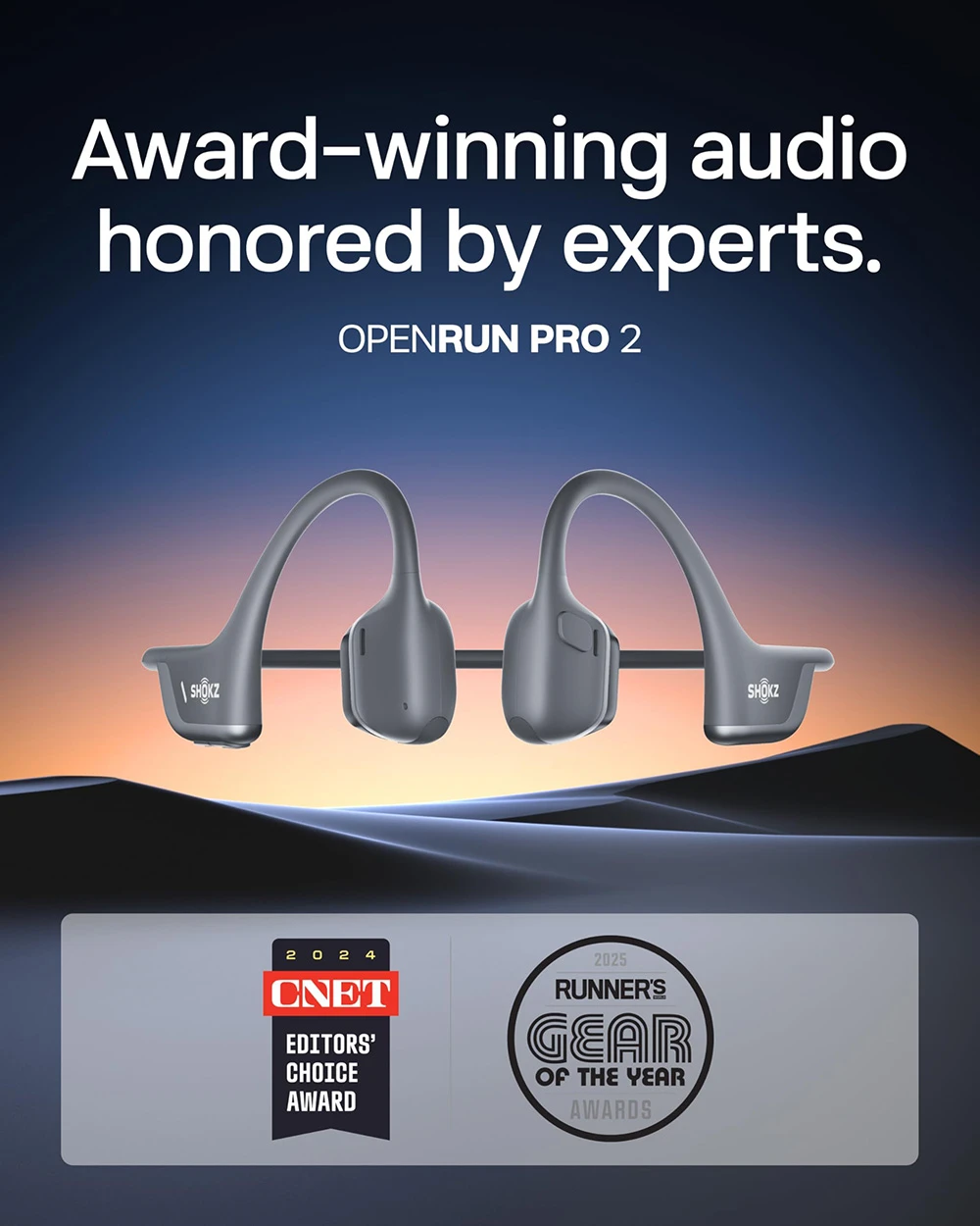 SHOKZ OpenRun Pro 2 csontvezetéses sport fülhallgató futáshoz