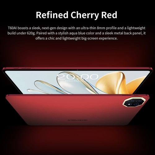 Teclast T60 AI Android 15 新品 128GB Teclast T60AI Android 15 Tablet, 12 inch 2000*1200 IPS