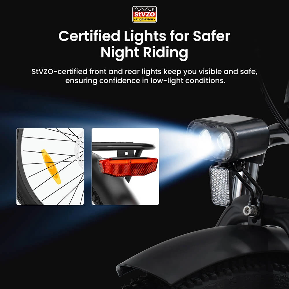 Touroll MA2 Electric Bike, 250W Mid-Drive Motor, 36V 13Ah Battery, 27.5” Tires, 25km/h Max Speed, 100km Max Range, Hydraulic Disc Brake, Suspension Fork with Lockout, Shimano 7-speed - Grey