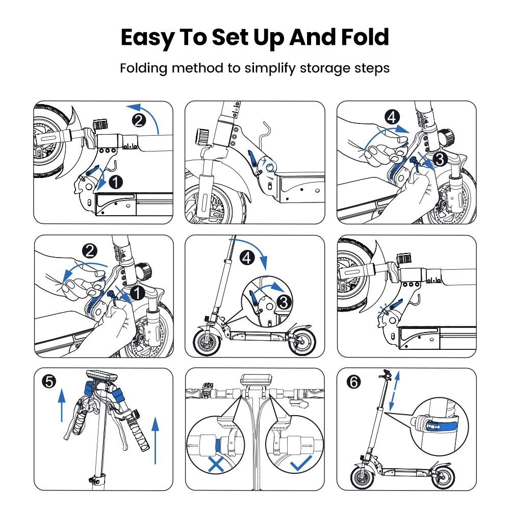 iScooter W9 Trottinette électrique, moteur 1000 W, batterie 48 V 13 Ah, pneus 10 pouces, vitesse maximale 45 km/h, autonomie 45 km, freins à disque avant et arrière, double absorption des chocs, écran LCD