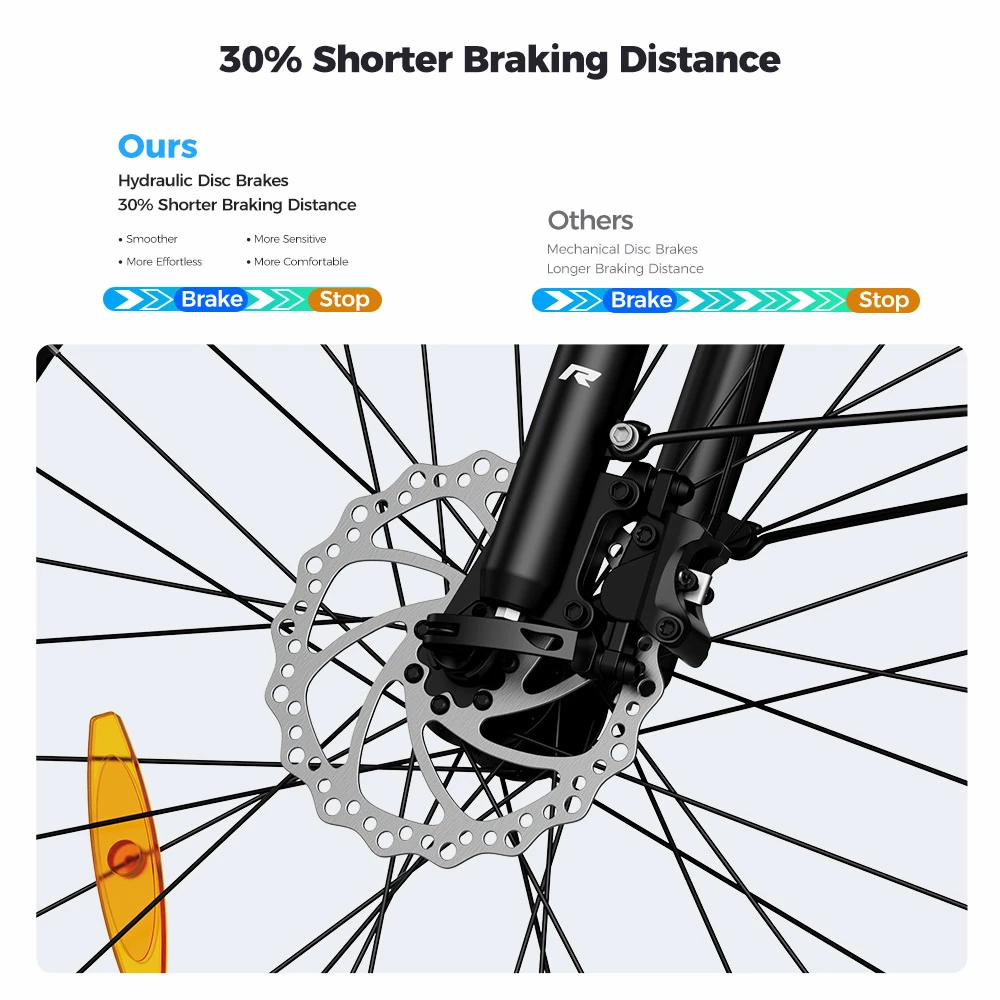 Foride Urbano 2 Electric Bike, 250W Mid-drive Motor, 36V 13Ah Battery, 26 inch Tires, 25km/h Max Speed, 100km Range, Hydraulic Disc Brake, Suspension with Lockout, Shimano 7-speed