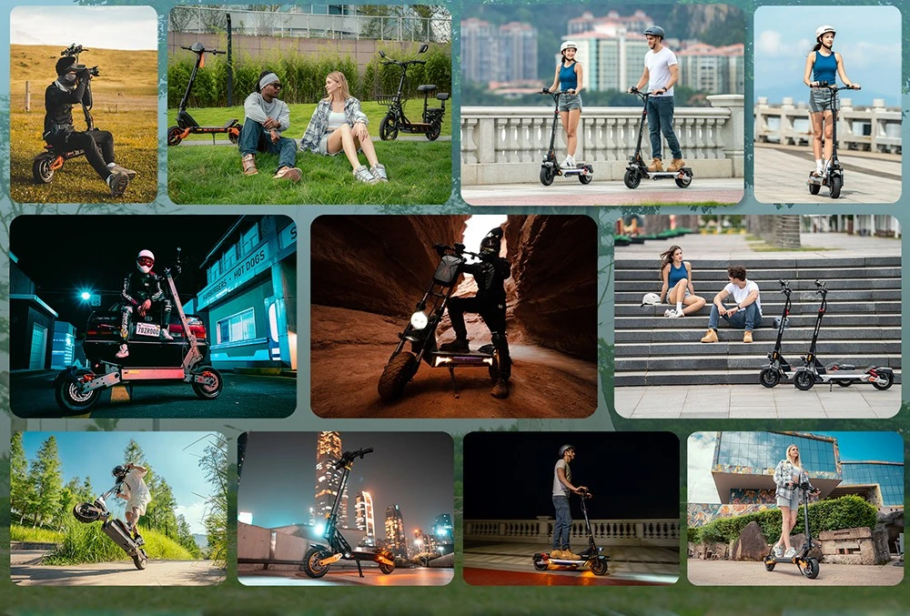 Trottinette électrique KuKirin M4 Max, moteur 800 W, batterie 48 V 18,2 Ah, pneus 10 pouces, vitesse maximale 45 km/h, autonomie 64 km, freins à disque avant et arrière, suspension à ressorts.