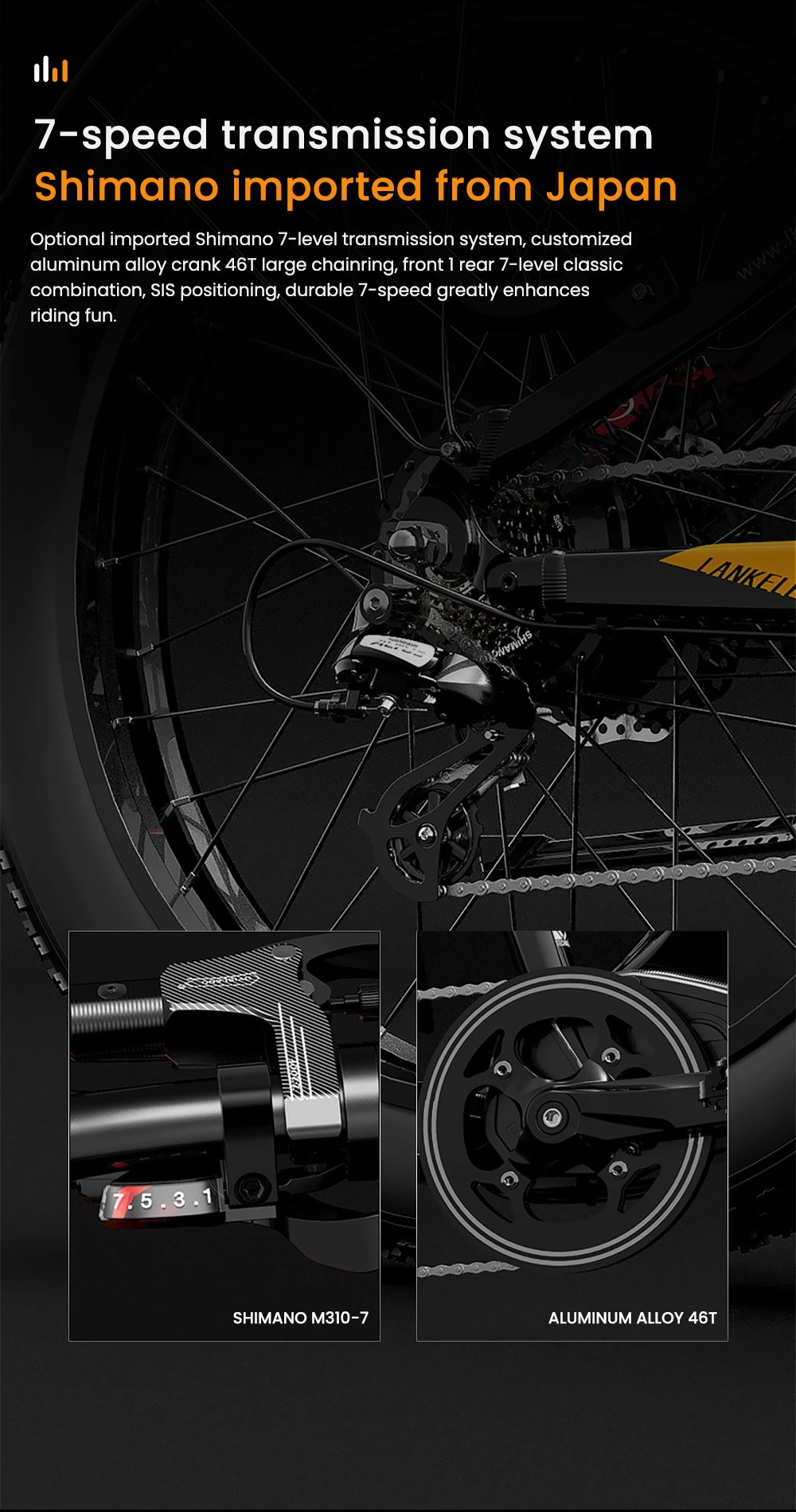 LANKELEISI MG800MAX Elektrofahrrad, 1000 W * 2 Motor, 48 V 20 Ah Batterie, 26 * 4,0 Zoll Reifen, 48 km/h Höchstgeschwindigkeit, 130 km Reichweite, Hydraulische Scheibenbremsen, Vorderradfederung mit Ölfederung und pneumatischer Hinterradstoßdämpfer, Shimano 7-Gang - Grau