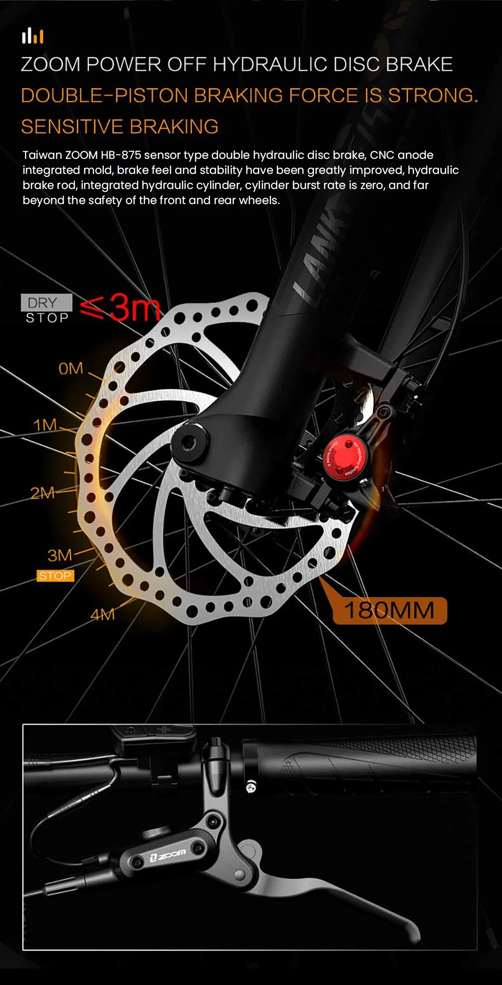 Bicicletta elettrica LANKELEISI RX600PRO, motore da 250 W, batteria da 48 V 20 Ah, pneumatici da 29 pollici, velocità massima 25 km/h, autonomia 150 km, freno a disco idraulico, ammortizzatore a molla idraulica, cambio Shimano a 8 velocità - Nero/Giallo