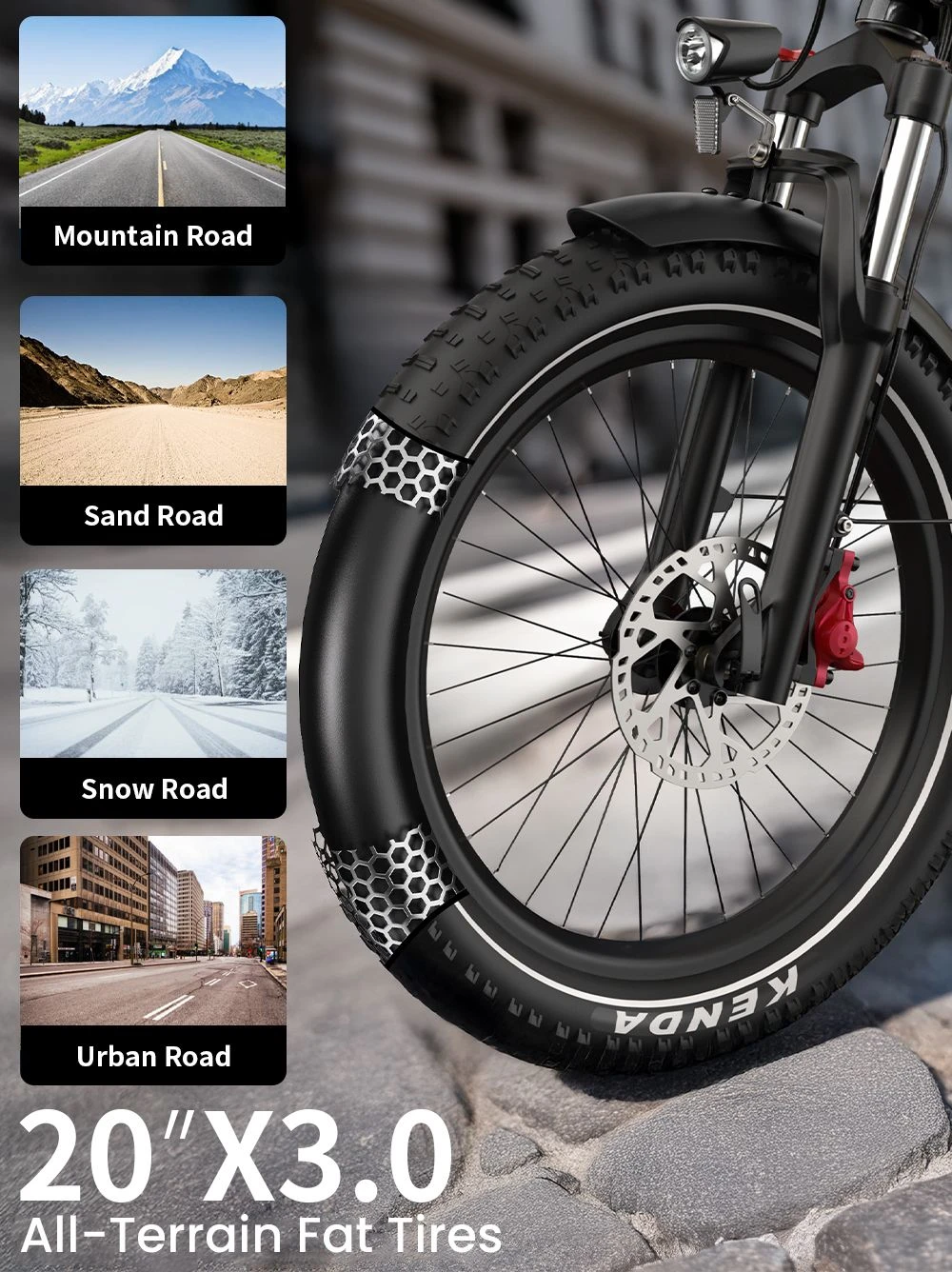 ONESPORT OT30 Pro Electric Cargo Tricycle, 500W Motor, 48V 18Ah Battery, 20*3 inch Tires, 25km/h Max Speed, 90km Range, Hydraulic Disc Brakes, Shock Absorbing Front Fork, Shimano 7-speed, 180kg Max Load - Black