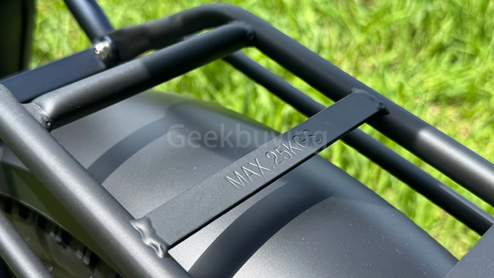 Touroll S2 Vélo électrique, puissance maximale de 650 W, batterie 48 V 15 Ah, pneu 20 x 4,0 pouces, vitesse maximale de 25 km/h, autonomie maximale de 150 km, frein à disque mécanique et frein électrique, amortisseur mécanique, Shimano 7 vitesses