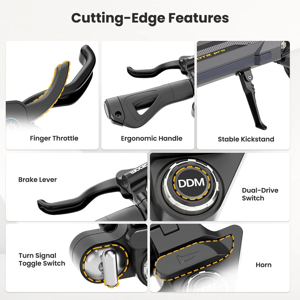 Hulajnoga elektryczna Ausom DT2 Pro – moc 2200 W, zasięg 115 km 16 Porównanie Ausom DT2 Pro z innymi modelami
