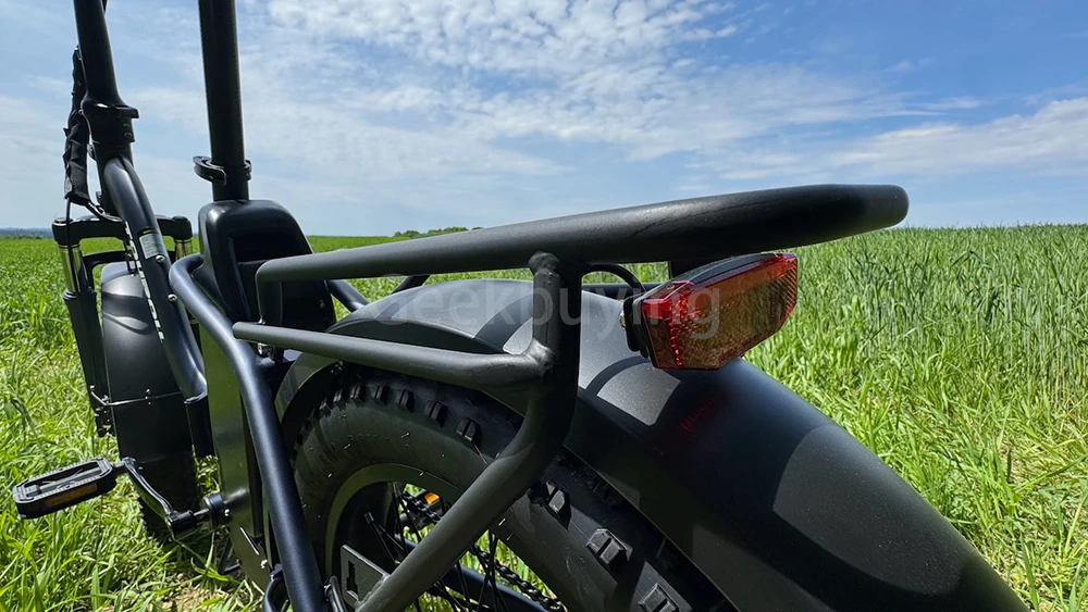 Touroll S2 Vélo électrique, puissance maximale de 650 W, batterie 48 V 15 Ah, pneu 20 x 4,0 pouces, vitesse maximale de 25 km/h, autonomie maximale de 150 km, frein à disque mécanique et frein électrique, amortisseur mécanique, Shimano 7 vitesses