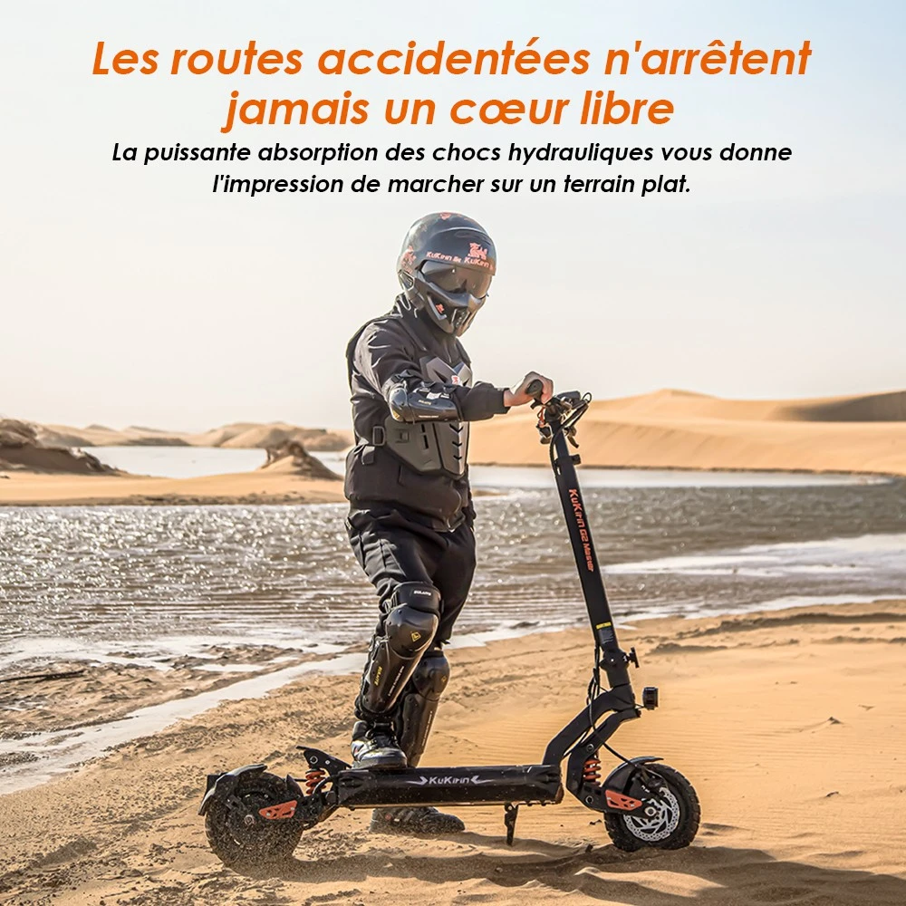(2025 version) KuKirin G2 Master Trottinette électrique, pneus pneumatiques tout-terrain 10