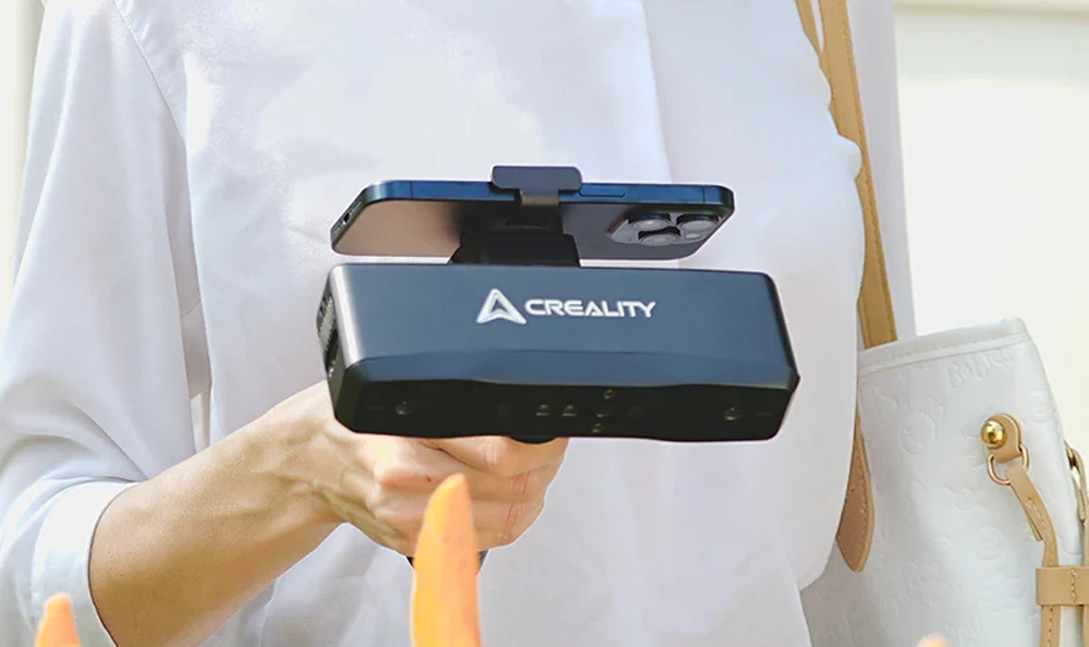 Scanner 3D Creality CR Scan Otter Lite, précision de 0,05 mm, objets de 20 à 2 000 mm, numérisation couleur 24 bits, visage et corps