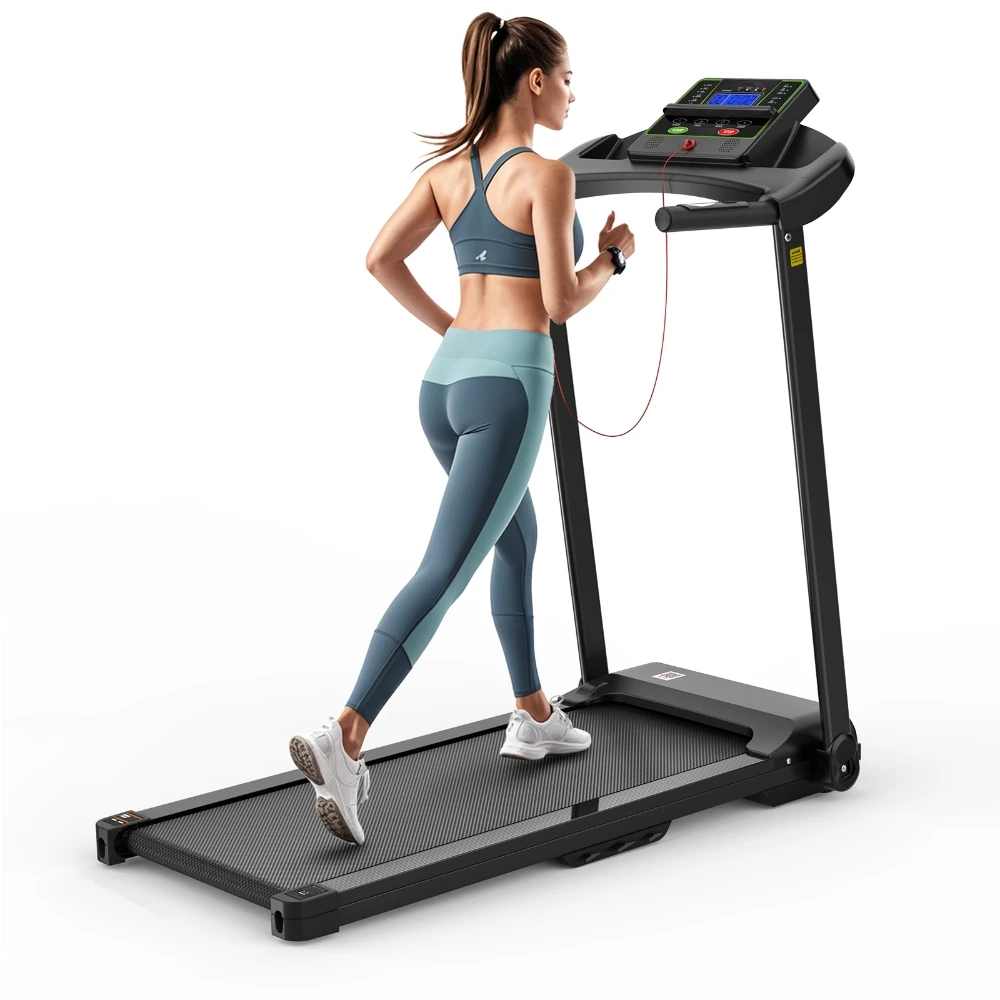 JK1608N-8 Walking Treadmill, 2.5HP Motor, LED Display & 12 Training Programs