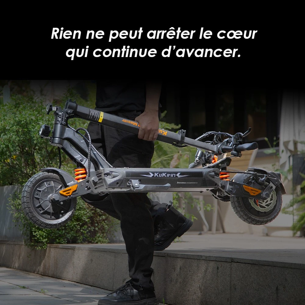 (2025 version) KuKirin G2 Master Trottinette électrique, pneus pneumatiques tout-terrain 10