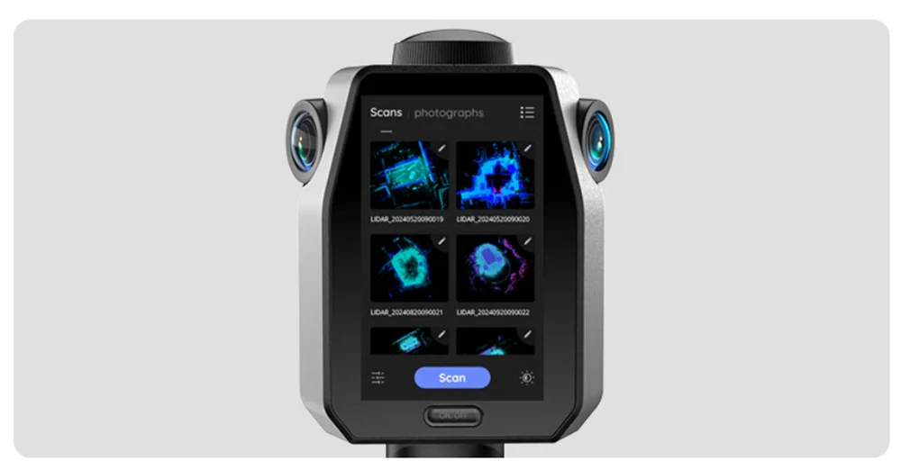 Scanner 3D LiDAR 3D Makerpro Eagle Max, précision de 2 cm, imagerie 8K Ultra, portée jusqu'à 140 m, écran 3,5 pouces