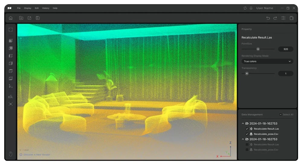 Scanner 3D LiDAR 3D Makerpro Eagle Max, précision de 2 cm, imagerie 8K Ultra, portée jusqu'à 140 m, écran 3,5 pouces