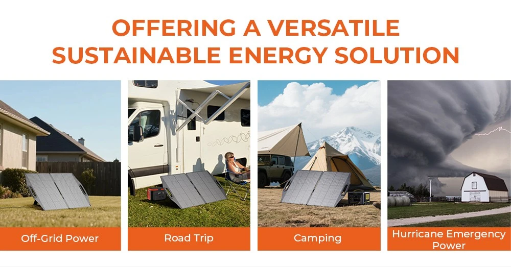 BigBlue SolarPowa 100 TOPCon 100W Solar Panel, PD 45W USB-C, 18W USB-A & MC-4 Ports, IP68