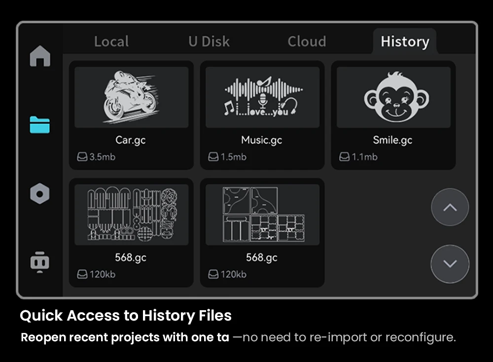 Graveur/découpeur laser Creality Falcon A1 Pro, 20 W bleu et 2 W infrarouge, caméra IA, vitesse de 600 mm/s, écran tactile 4,3 pouces, 358 x 268 mm, gris