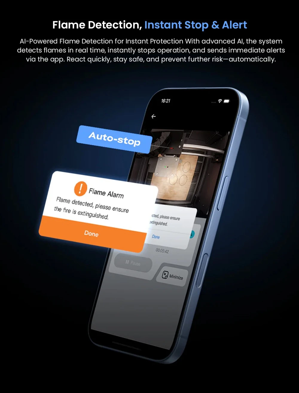 Graveur/découpeur laser Creality Falcon A1 Pro, 20 W bleu et 2 W infrarouge, caméra IA, vitesse de 600 mm/s, écran tactile 4,3 pouces, 358 x 268 mm, gris