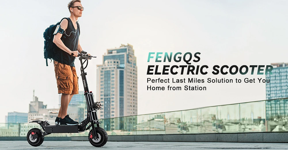 FENGQS GT8 PRO Trottinette électrique, moteur 2800 W x 2, batterie 67,2 V 38 Ah, pneus 11 pouces, vitesse maximale 80 km/h, autonomie 90 km, freins à disque hydrauliques, double suspension, écran LCD