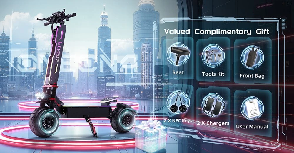 Trottinette électrique FENGQS GT9, moteur 3500 W x 2, batterie 60 V 38 Ah, pneus 12 pouces, vitesse maximale 80 km/h, autonomie 96 km, freins à disque, double suspension, écran intelligent