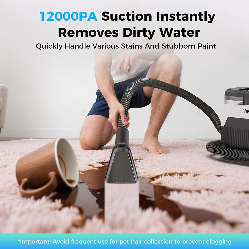 A Teendow C6 MAX szőnyegtisztító: A kosz eltűnik, a gőz és a szívóerő marad