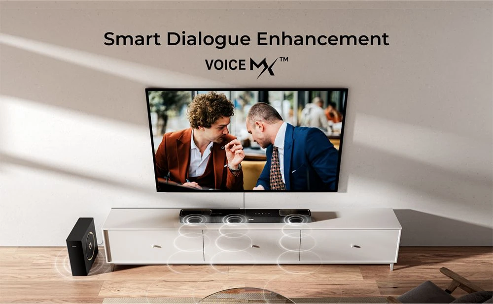 Ultimea Skywave F30 3.1.2 Soundbar, Dolby Atmos, App Control, 300W μέγιστη ισχύς, λειτουργία CEC, Bluetooth 5.4, 10 ζώνες Ρυθμίσεις ισοσταθμιστή γραφικών, 121 προκαθορισμένες μήτρες EQ