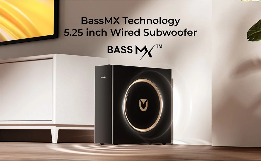 Ultimea Skywave F30 3.1.2 Soundbar, Dolby Atmos, App Control, 300W μέγιστη ισχύς, λειτουργία CEC, Bluetooth 5.4, 10 ζώνες Ρυθμίσεις ισοσταθμιστή γραφικών, 121 προκαθορισμένες μήτρες EQ