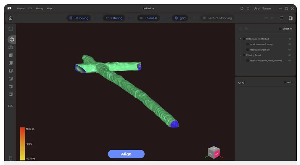 Scanner 3D LiDAR 3D Makerpro Eagle Max, précision de 2 cm, imagerie 8K Ultra, portée jusqu'à 140 m, écran 3,5 pouces