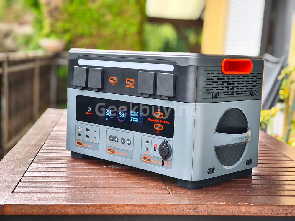 Blackview Oscal PowerMax 2400 Pro Station d'Énergie, 2016Wh 2400W, LiFePO4 3500+ Cycles, Charge 1.2h, App Smart