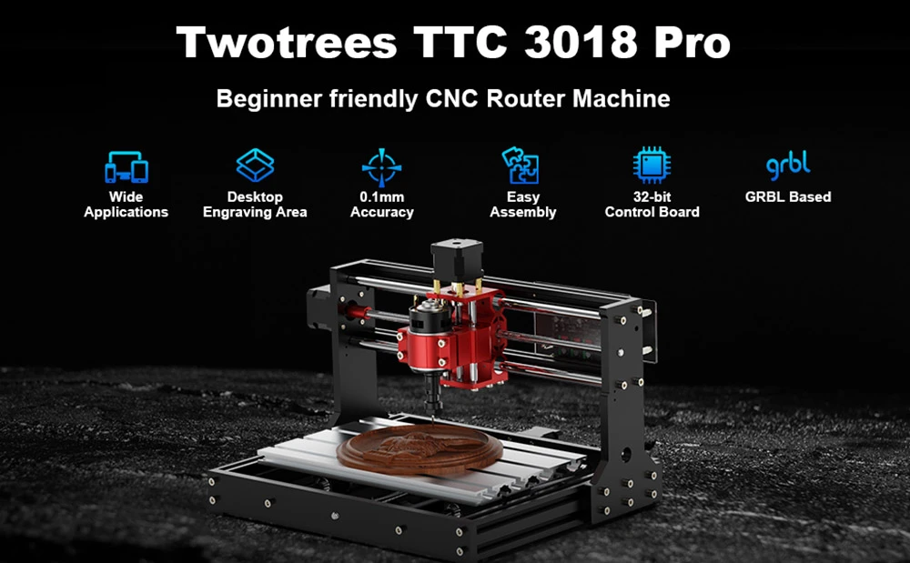 TWO TREES TTC3018 Pro CNC Router Machine