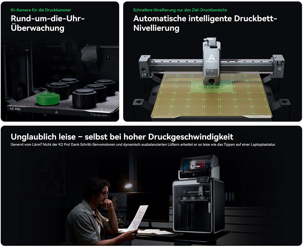 Creality K2 Pro Combo 3D-Drucker, CFS-System, 300*300*300mm