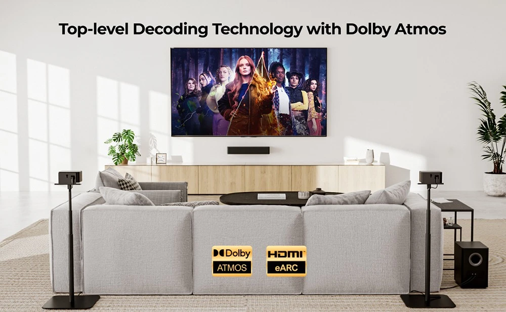 Ultimea Poseidon M4T 5.1 Soundbar távirányítóval