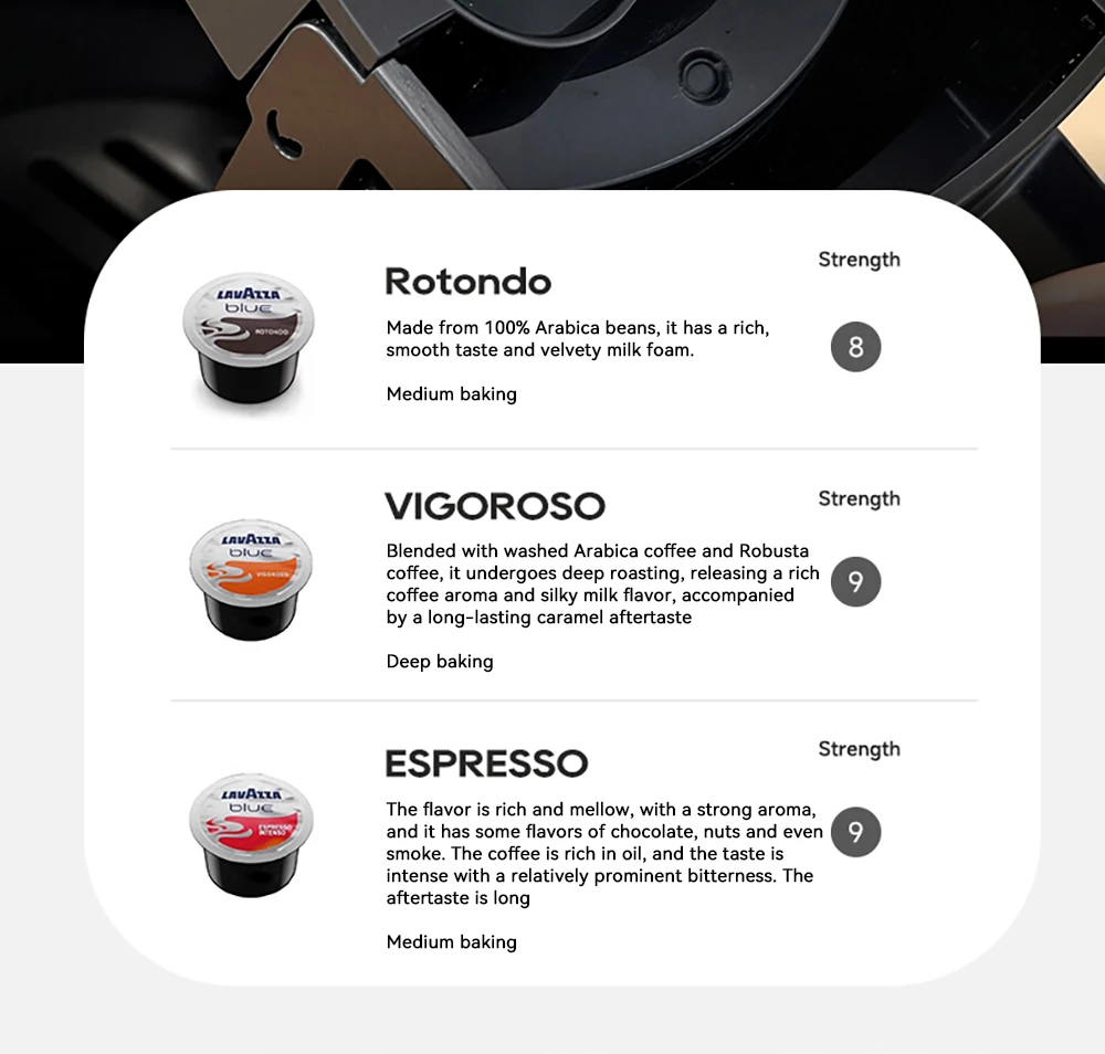 Machine à café à capsules HiBREW H2C 5 en 1, commandes tactiles intelligentes, 7 tailles de tasses, infusion chaude et froide, pression de 20 bars