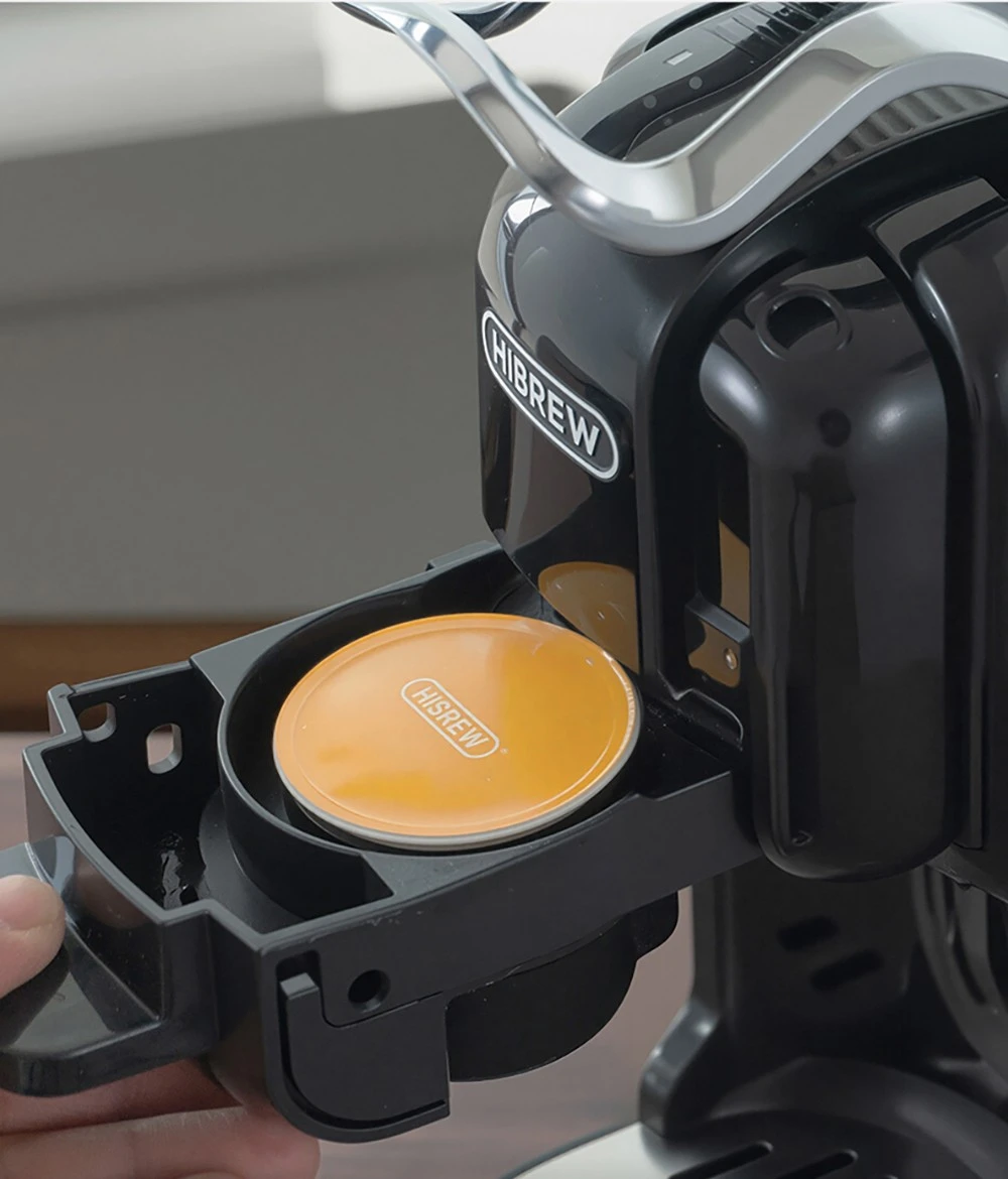 Machine à café à capsules HiBREW H2C 5 en 1, commandes tactiles intelligentes, 7 tailles de tasses, infusion chaude et froide, pression de 20 bars