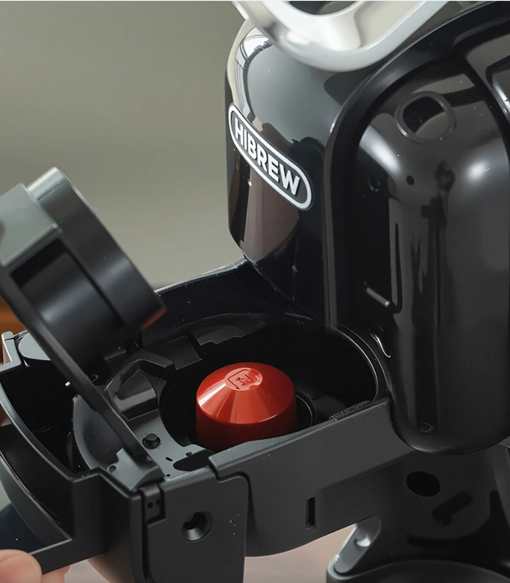 Machine à café à capsules HiBREW H2C 5 en 1, commandes tactiles intelligentes, 7 tailles de tasses, infusion chaude et froide, pression de 20 bars