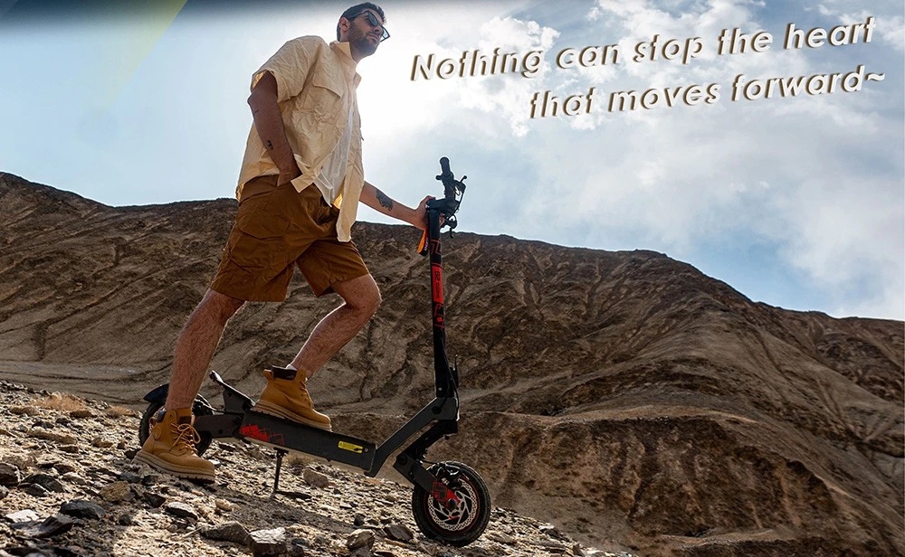 Trottinette électrique pliable KuKirin G2 Ultra, moteur 800 W x 2, batterie 48 V 18 Ah, pneus 10 pouces, vitesse maximale 50 km/h, autonomie maximale 55 km, freins à disque avant et arrière, amortisseurs à ressort avant et arrière