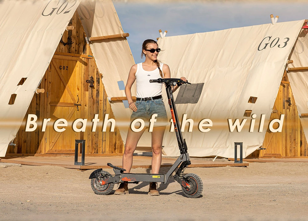 Trottinette électrique pliable KuKirin G2 Ultra, moteur 800 W x 2, batterie 48 V 18 Ah, pneus 10 pouces, vitesse maximale 50 km/h, autonomie maximale 55 km, freins à disque avant et arrière, amortisseurs à ressort avant et arrière