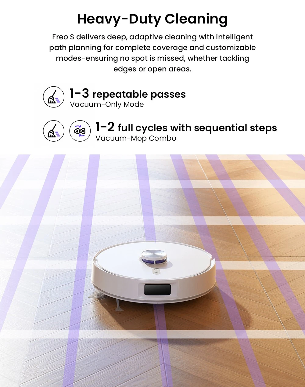 Narwal Freo S robot vacuum cleaner - success is within reach! 11 Narwal Narwal Freo S Robot Vacuum and Mop, Auto Dust Collection, 8000Pa Suction, Smart Navigation & Voice Control