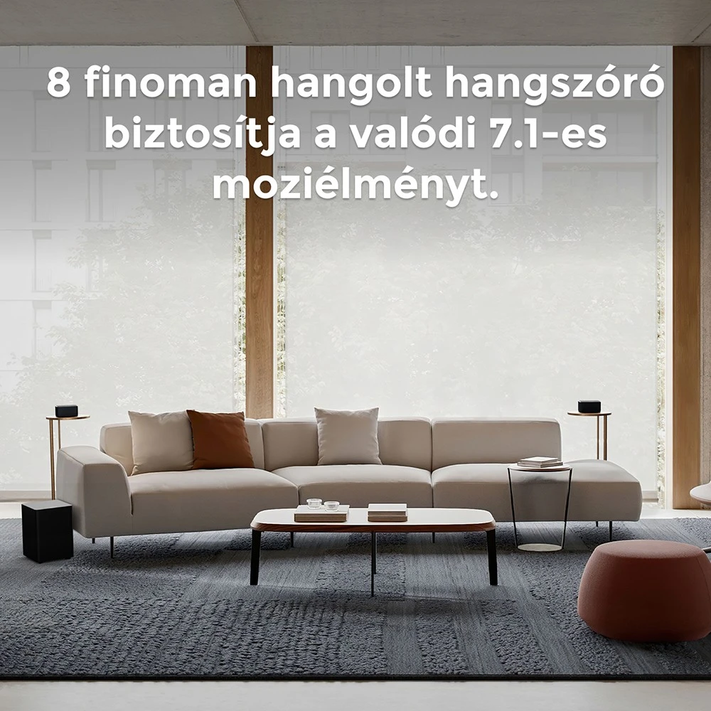 Mozis surround hangzás otthon: Így tölti meg a teret az Ultimea Poseidon D80 Boom 18 Ultimea Poseidon D80 Boom 4K HDR passthrough támogatás a legjobb képminőségért