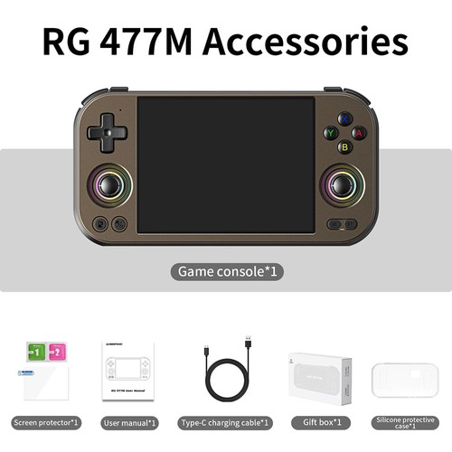 ANBERNIC RG477M 12GB/256GB チョコレートブロンズ anbernic-rg477m-ai-game-